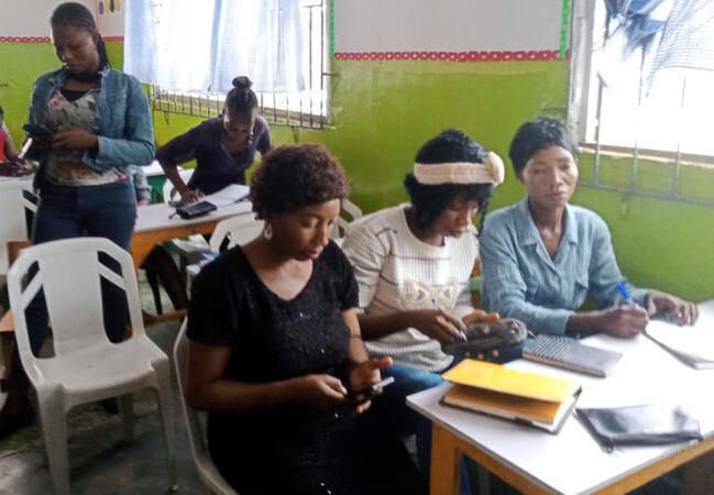 Trainees during Adorable International Schools App Workshop